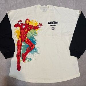 Disney Parks 2024 Marvel Avengers Iron-Man Spirit Jersey Size L New w Tags!
